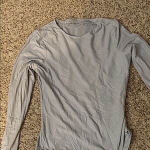 Abercrombie & Fitch Soft Gray Long Sleeve Shirt